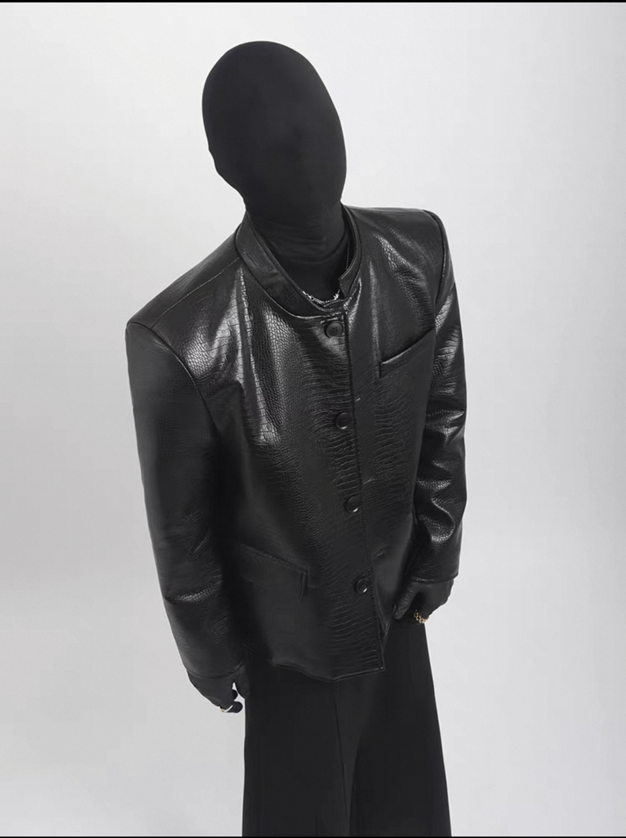 Black Clothes leather man(Anchor development)