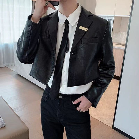 Light luxury leather jacket(Anchor development)