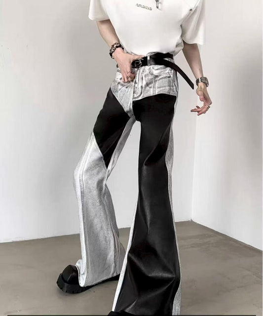 Xiaozhong stitching micro pants(Anchor development)