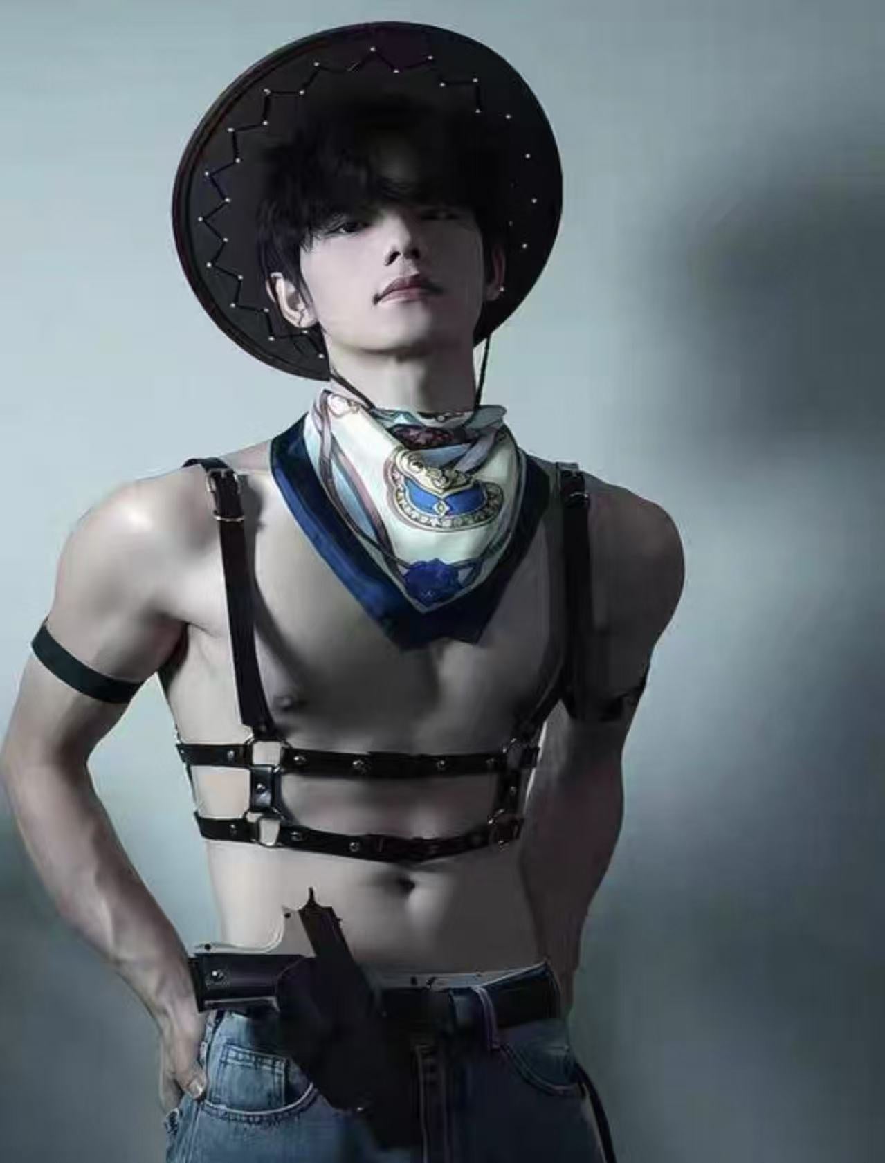 COS anime Natsuya accessory shoulder strap(Anchor development)